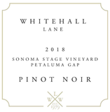 Whitehall Lane Winery Pinot Noir Sonoma Stage Vineyard Petaluma Gap 2019