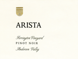 Arista Winery Pinot Noir Ferrington Vineyard Anderson Valley 2018