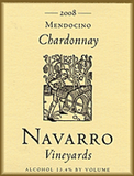 Navarro Vineyards Chardonnay Mendocino 2016