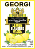 Georgi Lemon Flavored Vodka