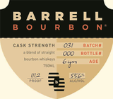 Barrell Craft Spirits Kentucky Strength Bourbon Whiskey Cask #33