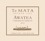 Te Mata Cabernets Merlot Awatea Hawke's Bay