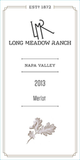 Long Meadow Ranch Merlot Napa Valley