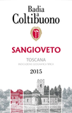 Coltibuono Toscana Sangioveto 2015