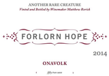 Forlorn Hope Merlot Onavolk