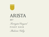 Arista Winery Pinot Noir Ferrington Vineyard Anderson Valley 2019