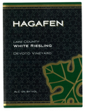 Hagafen White Riesling Devoto Vineyard