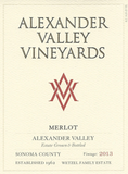 Alexander Valley Vineyards Merlot    