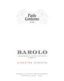 Paolo Conterno Barolo Ginestra Riserva 2013