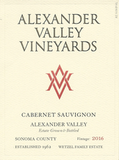 Alexander Valley Vineyards Cabernet Sauvignon Estate Grown Alexander Valley