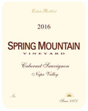 Spring Mountain Vineyard Cabernet Sauvignon Estate Bottled Napa Valley