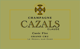 Champagne Claude Cazals Grand Cru Blanc de Blancs Extra Brut Cuvee Vive