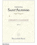 Rocca delle Macìe Tenuta Sant'Alfonso Chianti Classico 2015