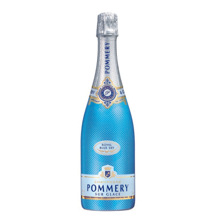 Champagne Pommery Dry Royal Blue Sky Sur Glace – Grand Wine Cellar